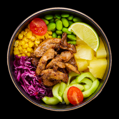 Поке с курицей