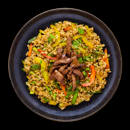 Рис с говядиной