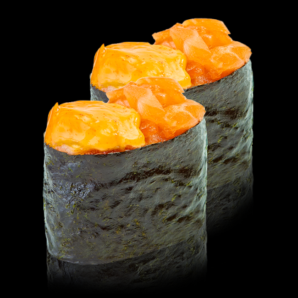 Гункан с лососем - 2 шт