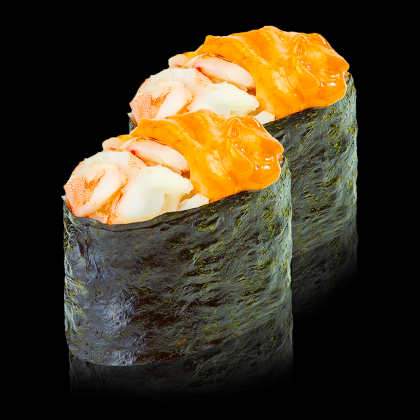 Гункан с креветкой - 2 шт