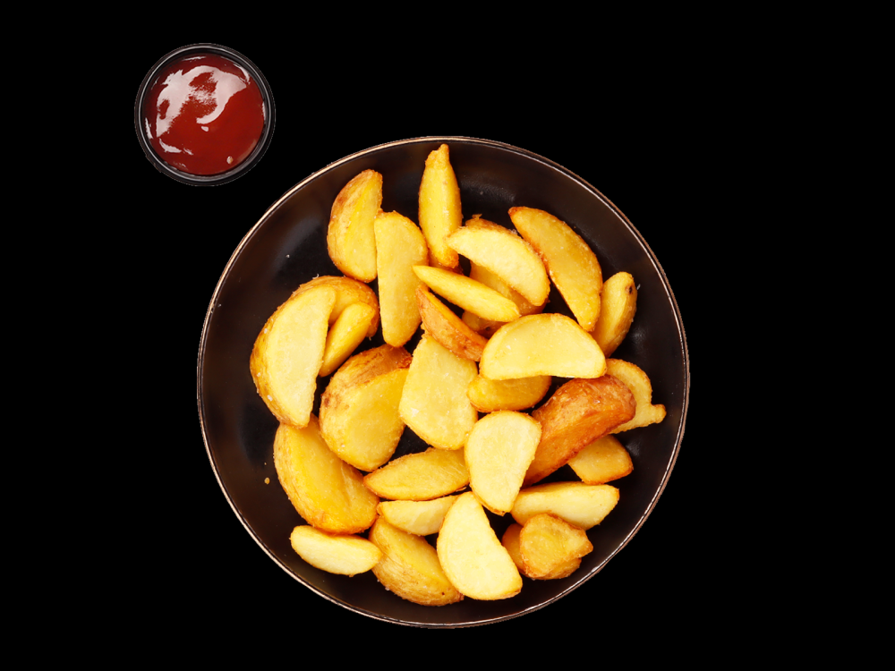 Картофель дольками 