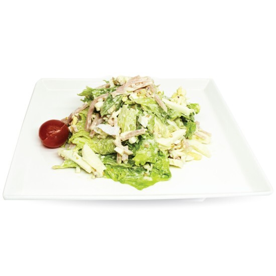 Салат Нежный с ветчиной и сыром