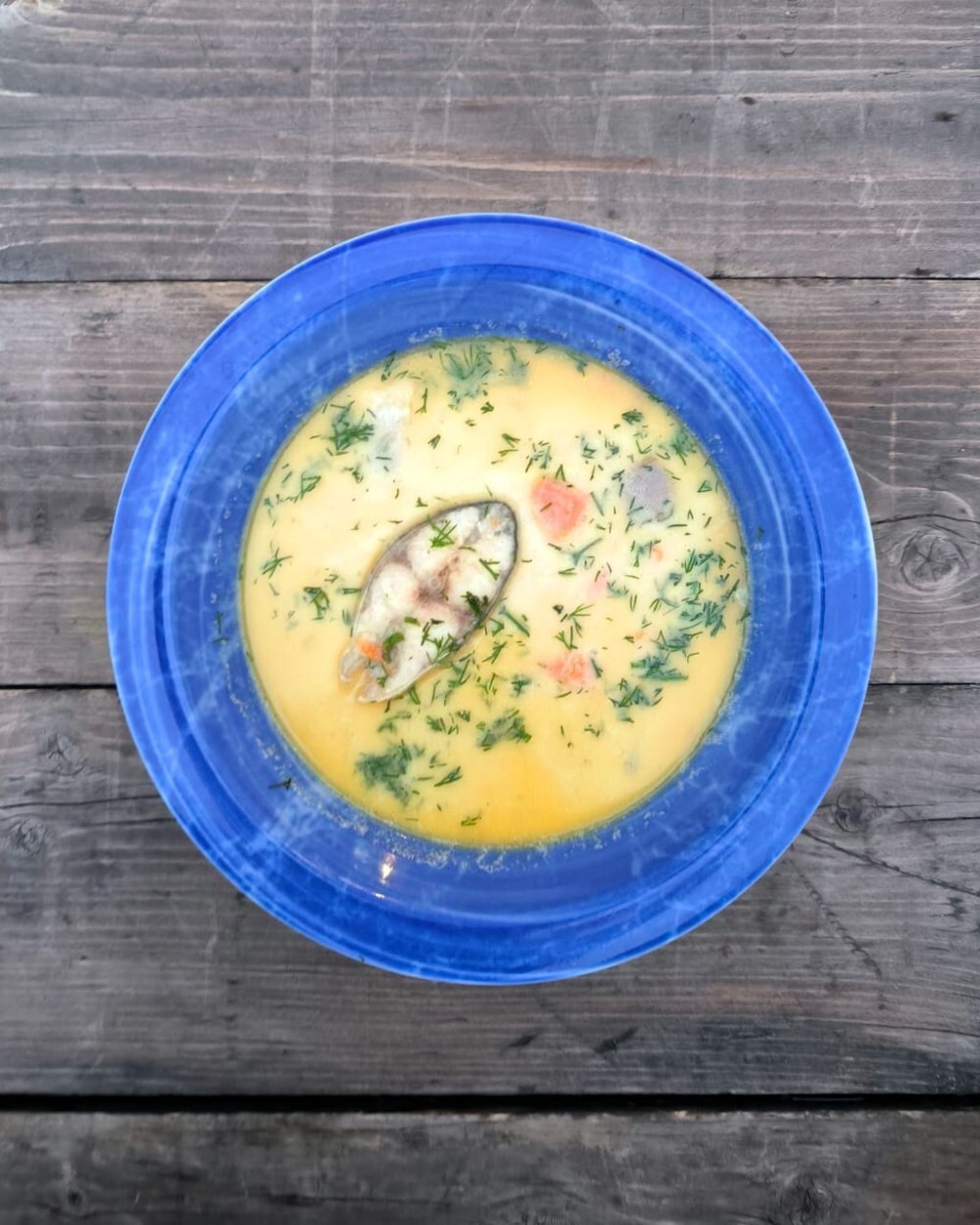 Суп уха с форелью