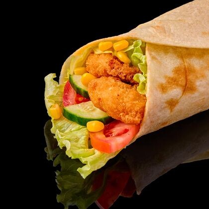 Шаурма с креветками