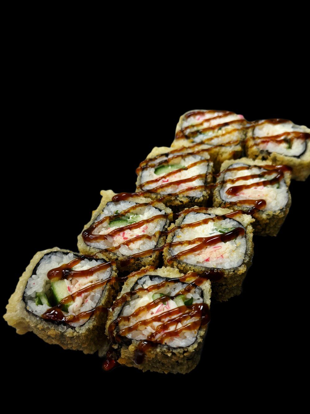Ролл «Кани фурай» жареный