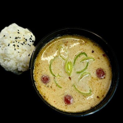 Сливочный суп с лососем