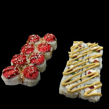 Сяке Лава + Цезарь ролл