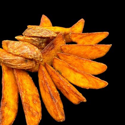 Картофельные дольки во фритюре