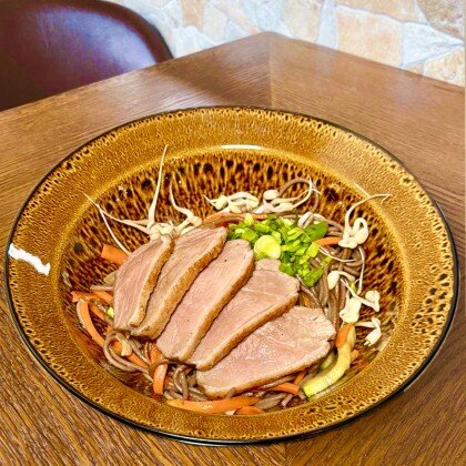 Гречневая лапша с уткой