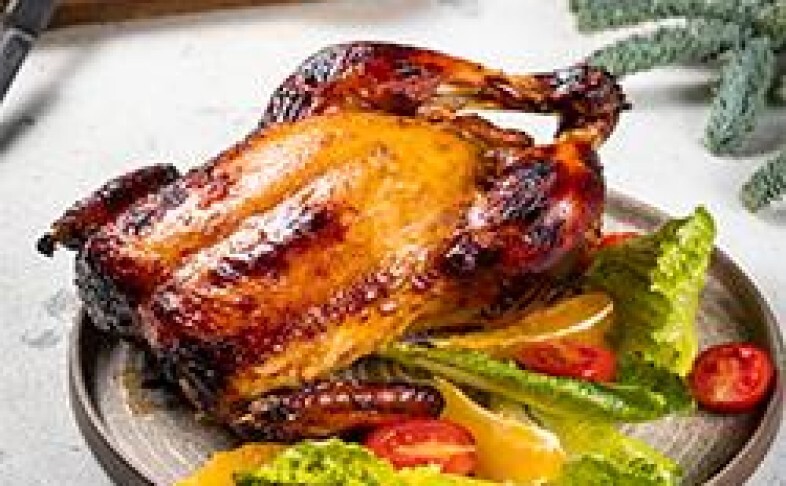 Апельсиновый цыпленок BBQ