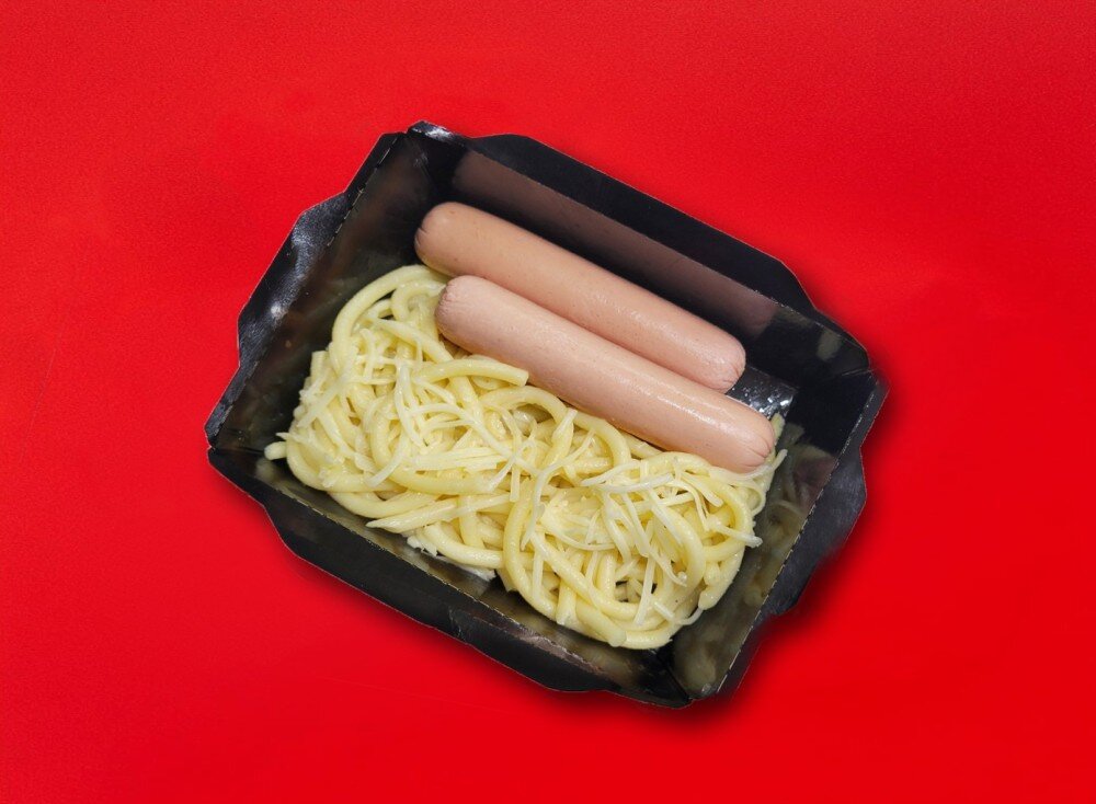Паста детская с сосисками