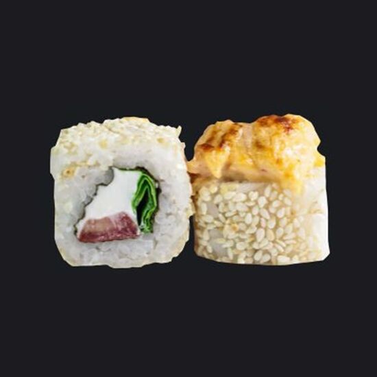 Запечённый с лососем