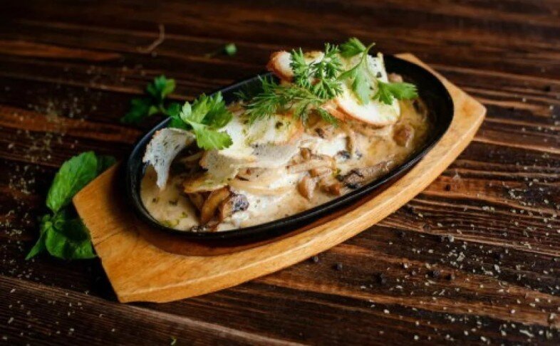 Судак в сливочном соусе