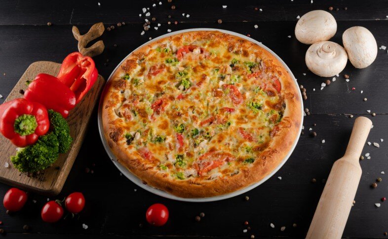 Пицца «Бьянка» по-деревенски