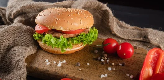 Мини бургер с куриным филе