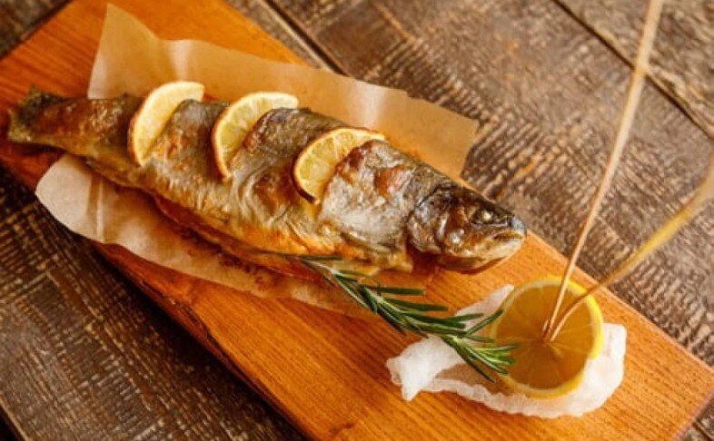 Форель на гриле