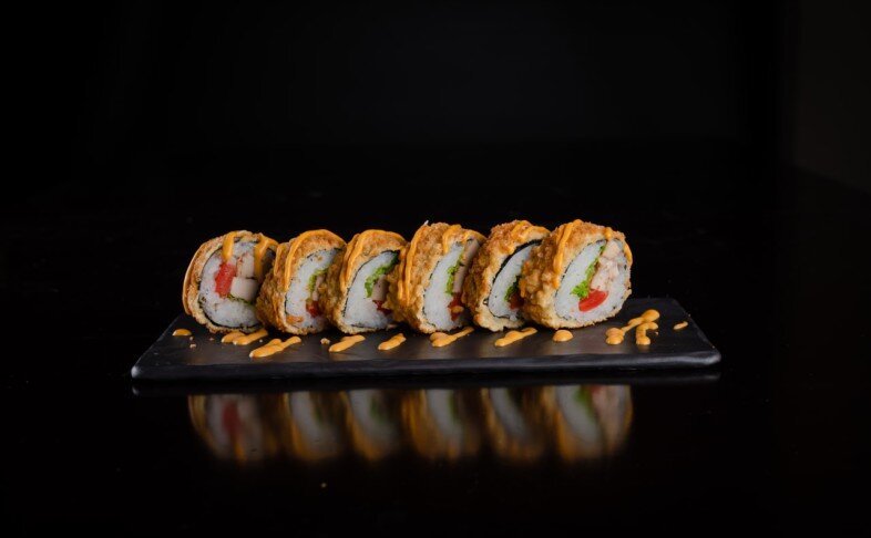 Ролл «Темпурный цезарь»