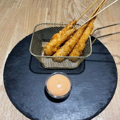 Креветки в темпуре