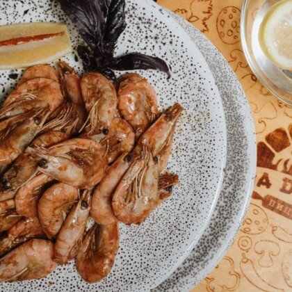 Креветки обжаренные