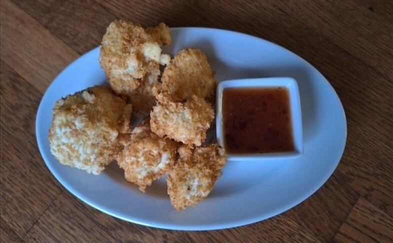 Цветная капуста, жаренная в панировке