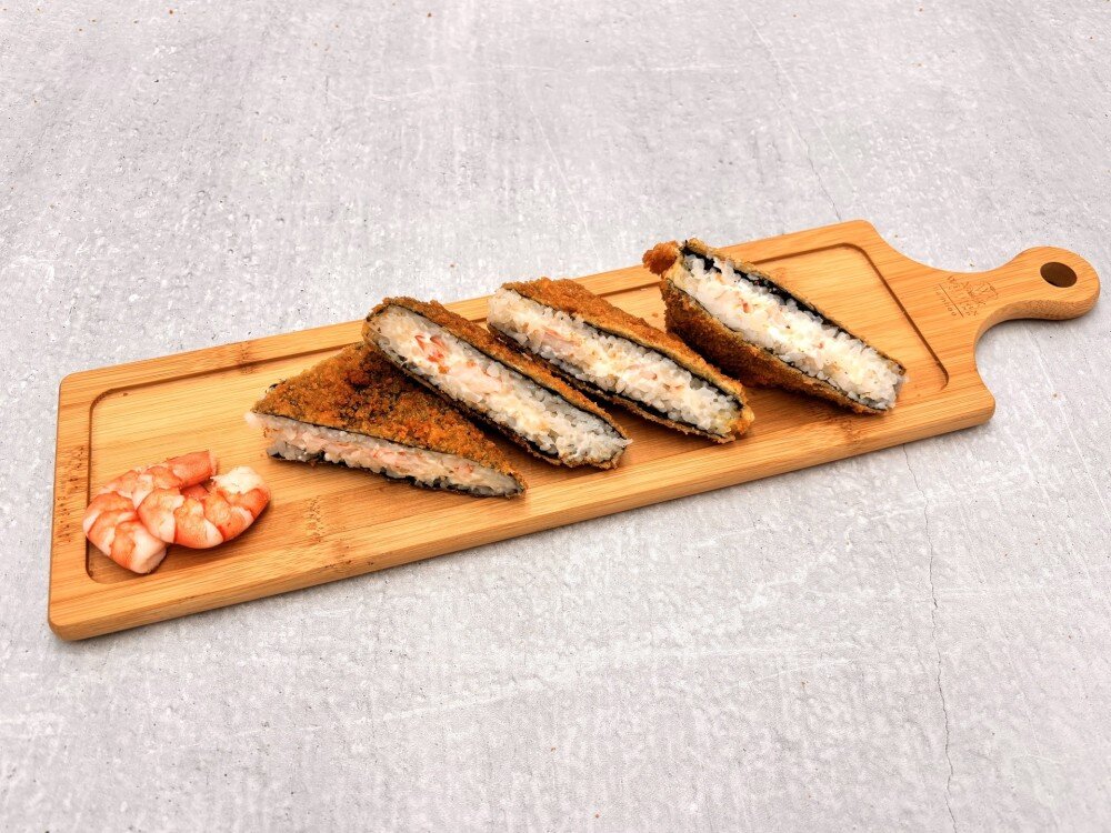 Суши-сендвич с креветками