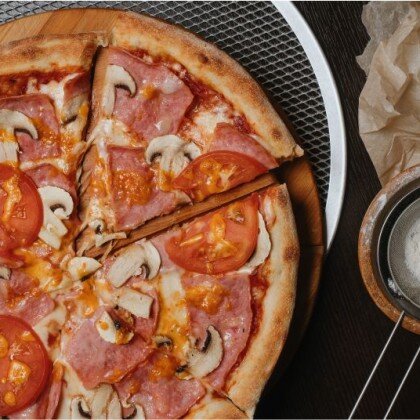 Ветчина и грибы