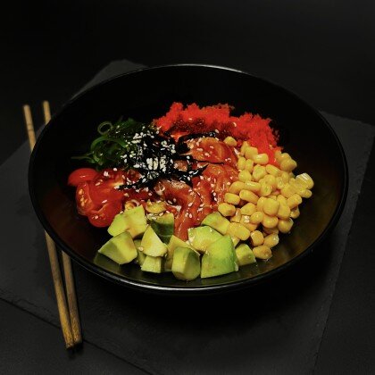 Поке с лососем