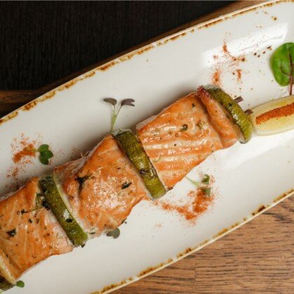 Шашлык из семги