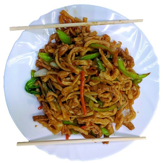 Лапша WOK с морепродуктами