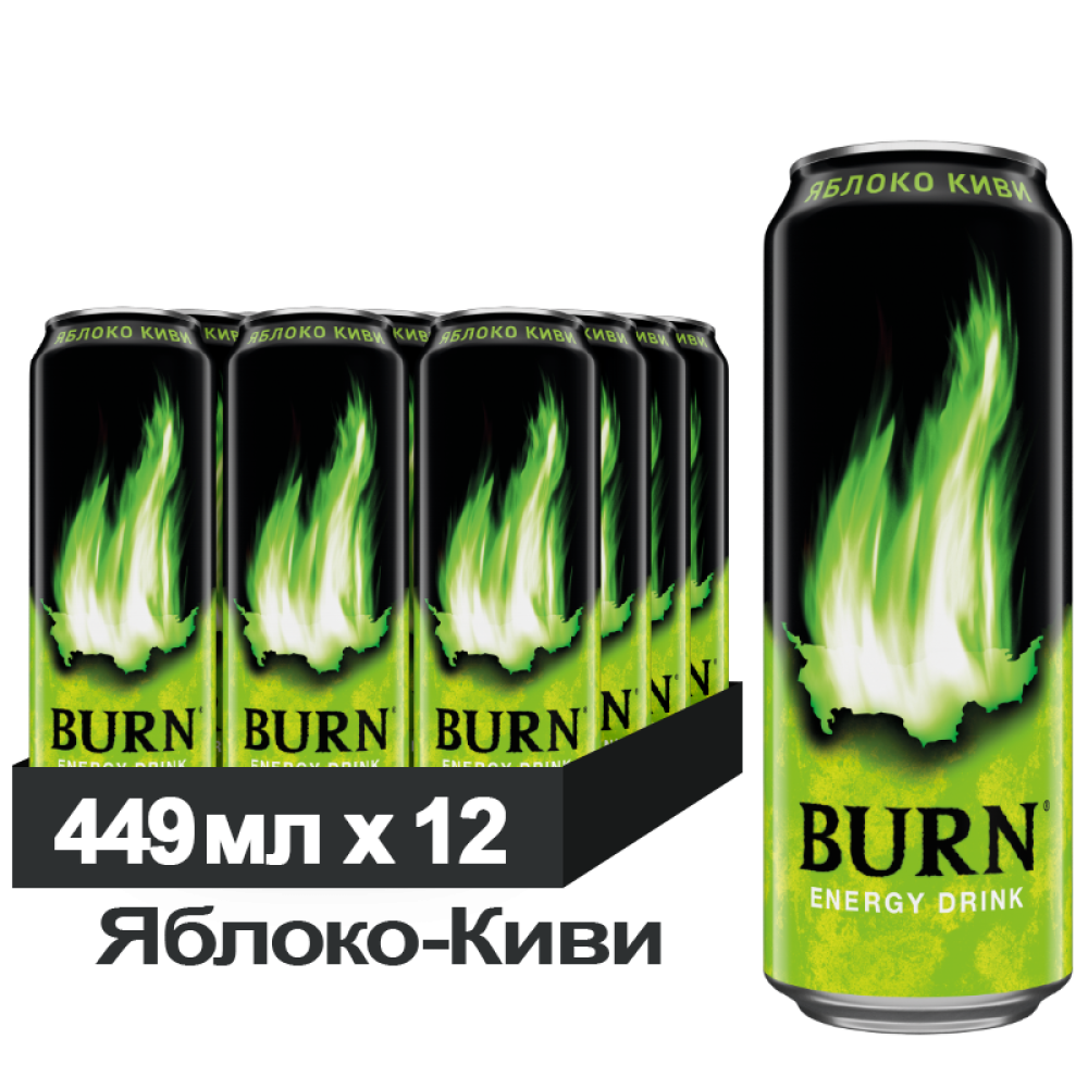 Burn Яблоко-Киви 0.449 л