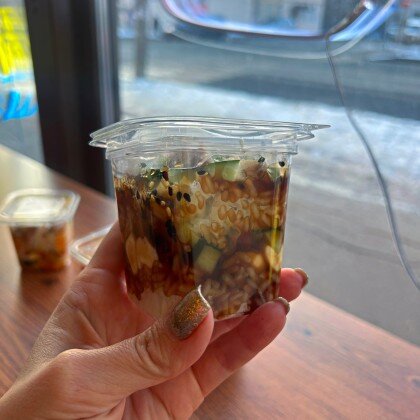 Трайфл с угрем