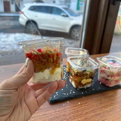 Трайфл с семгой