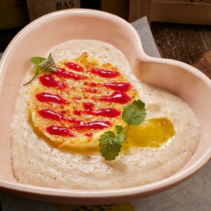 Овсяная каша с крем-брюле