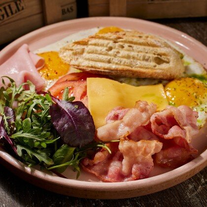 Глазунья из 3х яиц