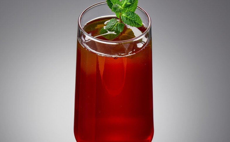Морс смородина-мята
