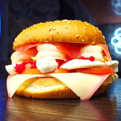 Бургер "Розовый фламинго"