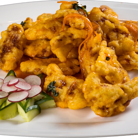 №26. Мясо свинины в кисло-сладком соусе (гобозжоу)