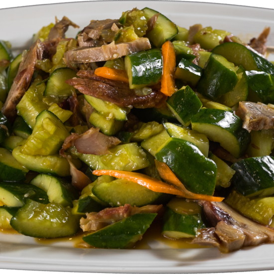 №04 Салат "Рулька с огурцом"