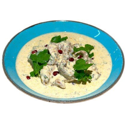 Куриное бедро в чесночном соусе