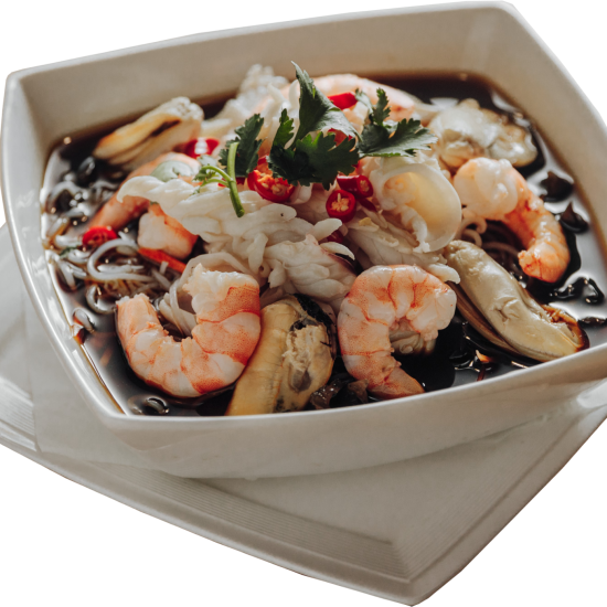 №19 Салат Ло Дзи с морепродуктами