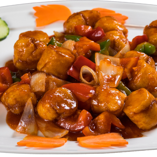 №90 Японский тофу с овощами