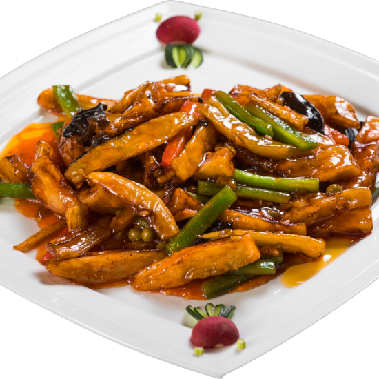 №20 Баклажаны с кисло-сладком соусе