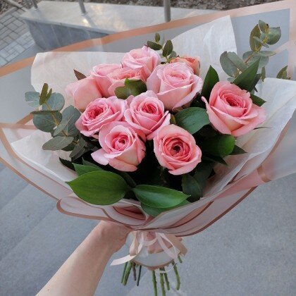 Букет 11 роз Эквадор Цвет на момент оформление заказа