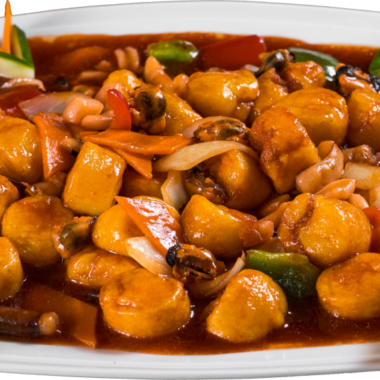 №91 Японский тофу с морепродуктами