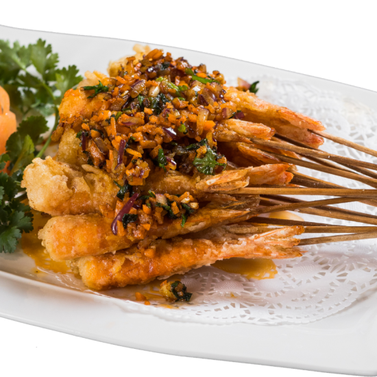 №83 Креветки на шпажках