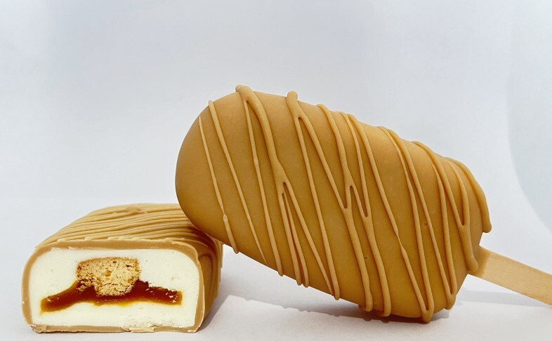 Эскимо-чизкейк на палочке "Соленая карамель"