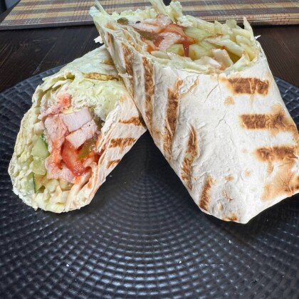 Шаурма с моцареллой