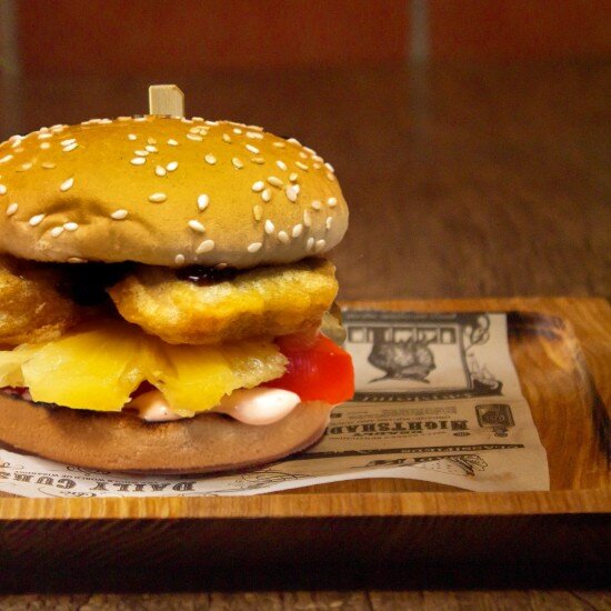 Гавайский солнечный бургер