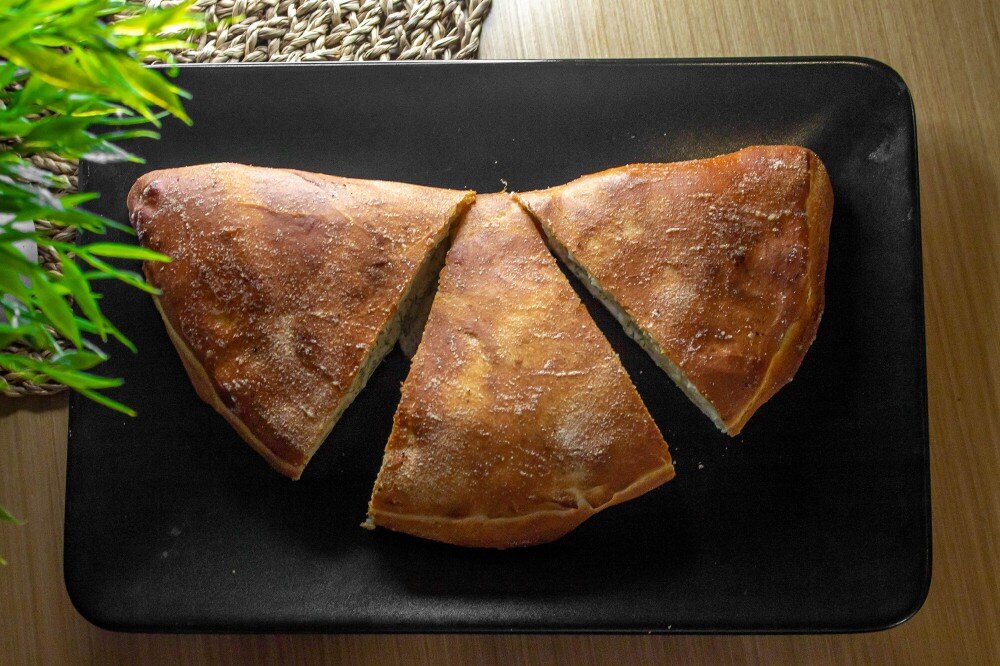 Бекон уголки сырные