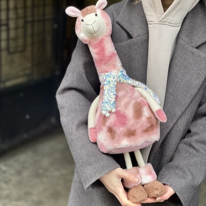 Мягкая игрушка Лама с шарфиком